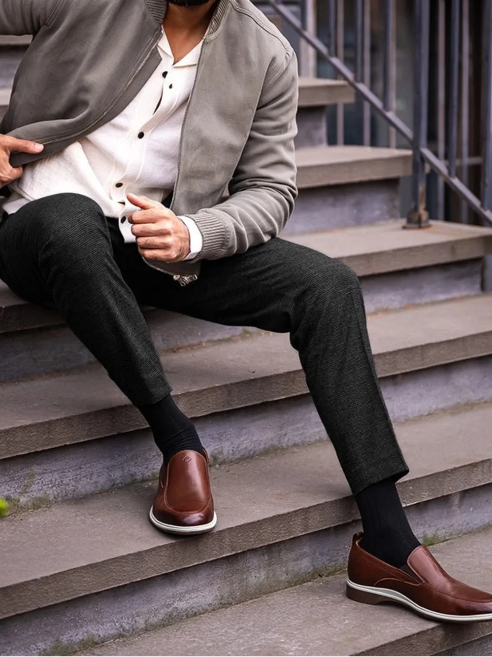 Amberjack the slip on leather loafers 10.5